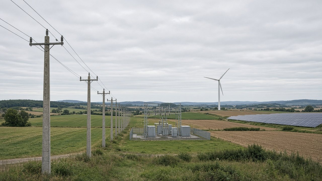 Lignes et infrastructures de raccordement au réseau électrique